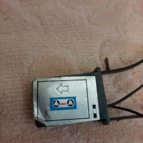 Vtg 1980s Mattel Barbie Walkman Portable Cassette Player  Headphones Black - Picture 3 of 6